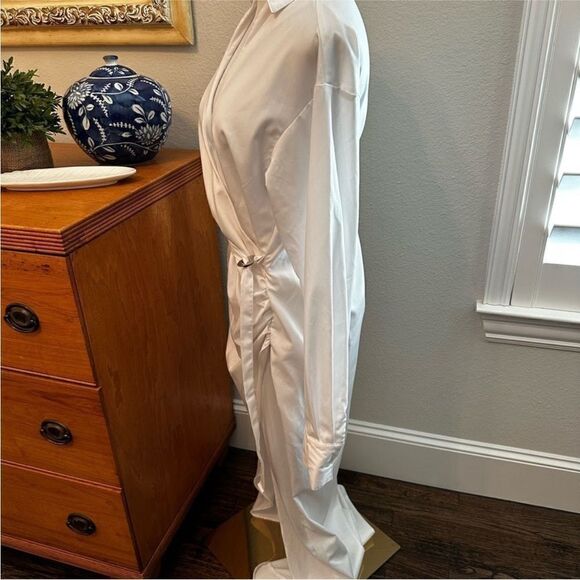 NWT Naked Wardrobe WHITE LONG SLEEVE-S7 - Picture 5 of 8
